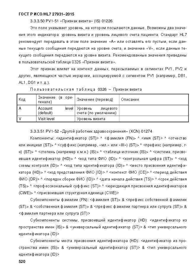 ГОСТ Р ИСО/HL 7 27931-2015, страница 527